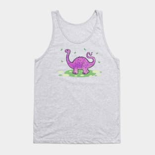 cute purple dinosaur Tank Top